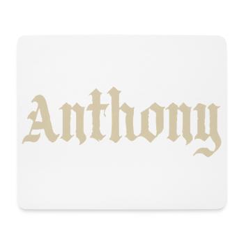 Anthony - Mousepad (Querformat) - Weiß - Vorne