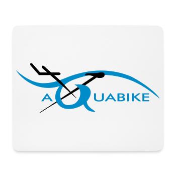 aquabike - Tapis de souris (format paysage) - blanc - Devant