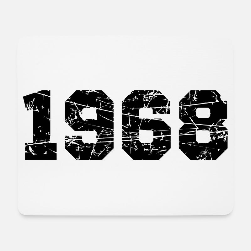 1968 - Mousepad (Querformat) - Weiß