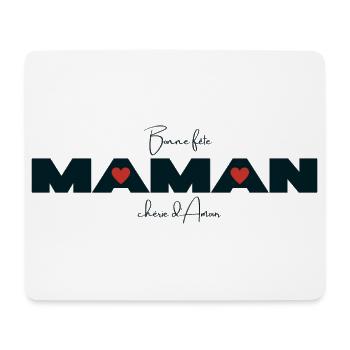 Bonne fête MAMAN. Fête des mères Joyeuse fête mère - Tapis de souris (format paysage) - blanc - Devant