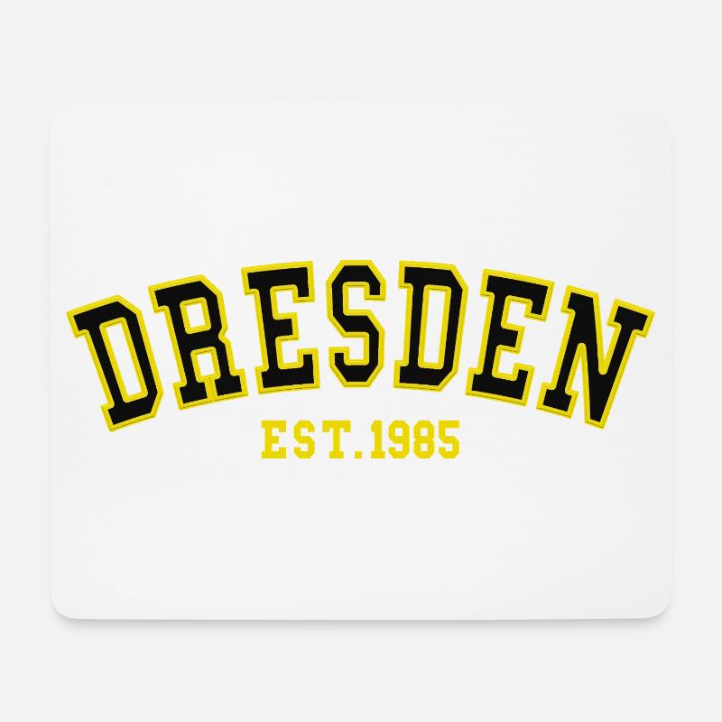 Dresde Est. 1985 - Tapis de souris (format paysage) - blanc