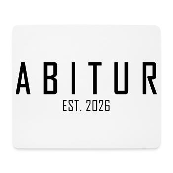 Abitur 2026 - Tapis de souris (format paysage) - blanc - Devant