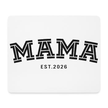 Mama geest. 2026 - Mousepad (Querformat) - Weiß - Vorne