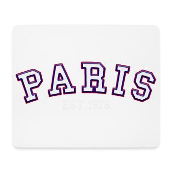 Paris gegründet 1976 - Mousepad (Querformat) - Weiß - Vorne