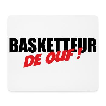 Basketballspieler der Welt – spaßige Leidenschaftssportleistung - Mousepad (Querformat) - Weiß - Vorne