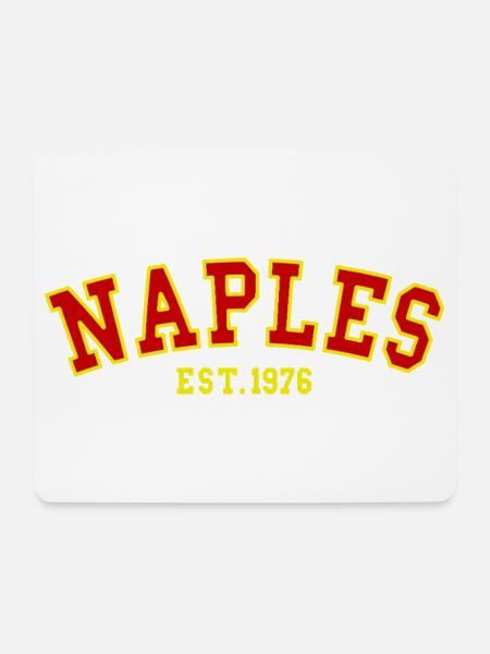 Naples Est. 1976 - Mouse Pad (horizontal) - white