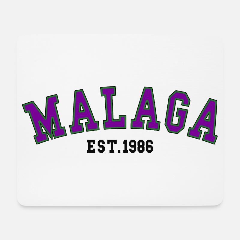 Malaga gegründet 1986 - Mousepad (Querformat) - Weiß