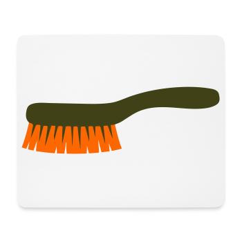 Mushroom Brush Tool Collector - Mouse Pad (horizontal) - white - Front