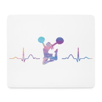 Cheerleader Cheer Mom Cheerleading - Mouse Pad (horizontal) - white - Front