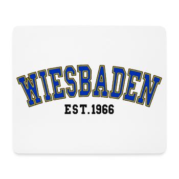 Wiesbaden Est. 1966 - Mouse Pad (horizontal) - white - Front