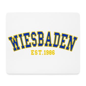 Wiesbaden Est. 1986 - Mouse Pad (horizontal) - white - Front