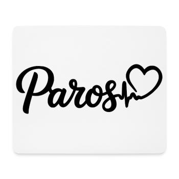 Paros Heartbeat Greece - Mouse Pad (horizontal) - white - Front