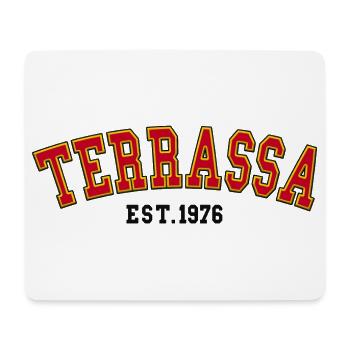 Terrassa fondée en 1976 - Tapis de souris (format paysage) - blanc - Devant