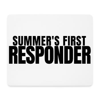 Rettungsschwimmer - Summer's First Responder - Bad - Mousepad (Querformat) - Weiß - Vorne