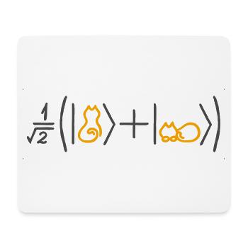 Keine Katzen wurden verletzt (für helle Hintergründe) - Mousepad (Querformat) - Weiß - Vorne