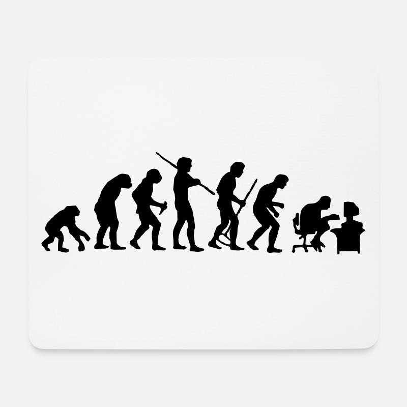 Evolution - Mouse Pad (horizontal) - white