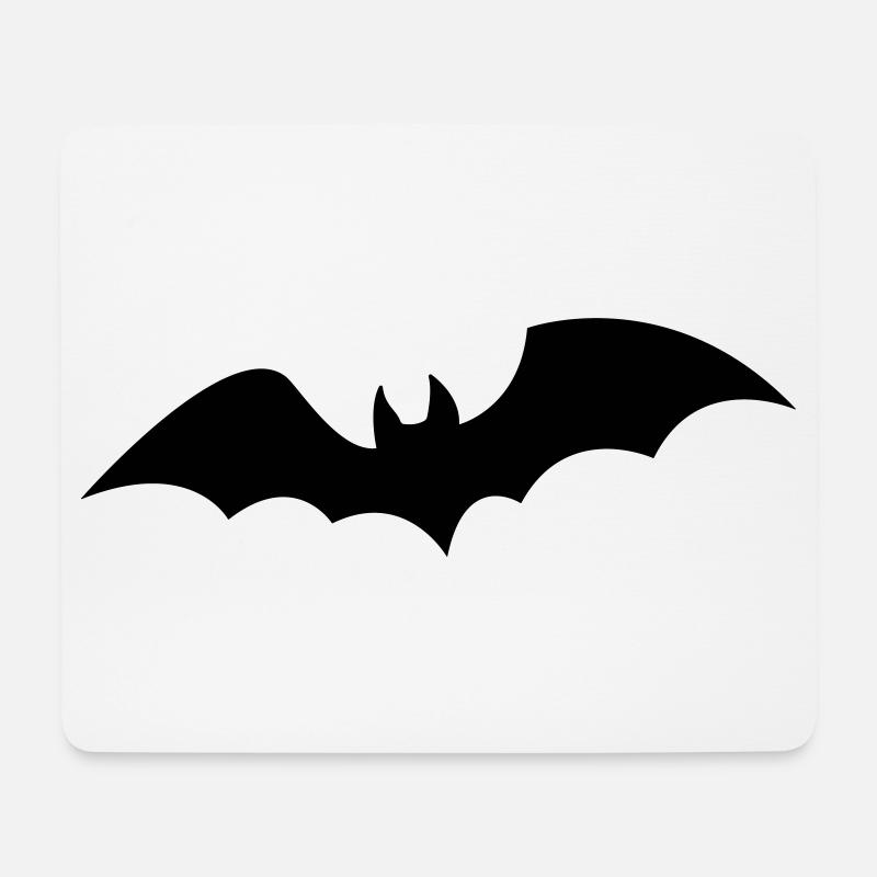 Fledermaus - Mousepad (Querformat) - Weiß