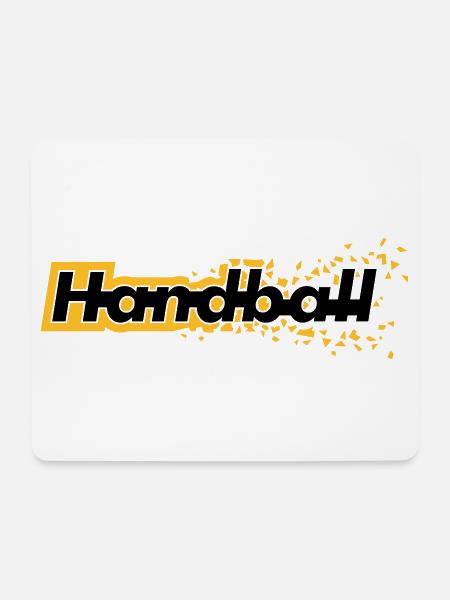 Handball - Mousepad (Querformat) - Weiß
