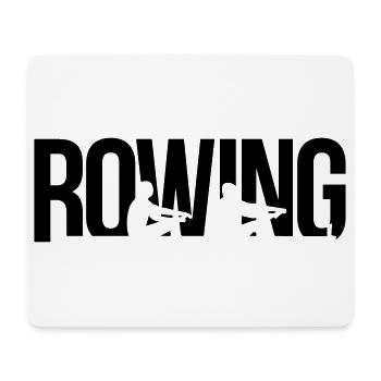 rowing aviron - Tapis de souris (format paysage) - blanc - Devant