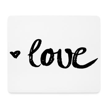 Love - Mouse Pad (horizontal) - white - Front