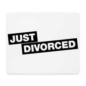Just divorced - Mousepad (Querformat) - Weiß - Vorne
