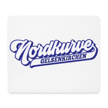 Nordkurve Gelsenkirchen | Farbe änderbar - Mousepad (Querformat) - Weiß - Vorne