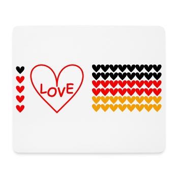 I love Germany - Mouse Pad (horizontal) - white - Front