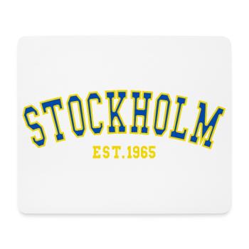 Stockholm Est.1965 - Mouse Pad (horizontal) - white - Front