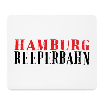 Hamburg Vintage Rubber Stamp - Mouse Pad (horizontal) - white - Front