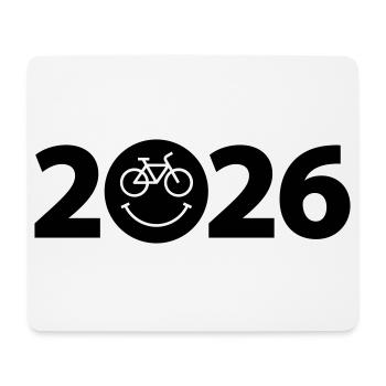 Radtour 2026, Mountainbike 2026, Fahrrad 2026 - Mousepad (Querformat) - Weiß - Vorne