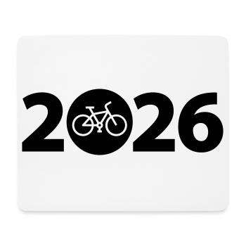 Radtour 2026, Mountainbike 2026, Fahrrad 2026 - Mousepad (Querformat) - Weiß - Vorne