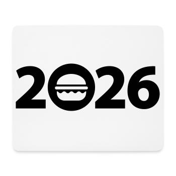 Burgers 2026, hamburgers 2026, fast food 2026 - Mouse Pad (horizontal) - white - Front