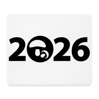 Mushroom picking 2026, mushrooms 2026, mycology 2026 - Mouse Pad (horizontal) - white - Front