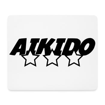 Aikido – Kampfsport – Aikido - Mousepad (Querformat) - Weiß - Vorne