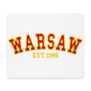 Warschau gegründet 1986 - Mousepad (Querformat) - Weiß - Vorne