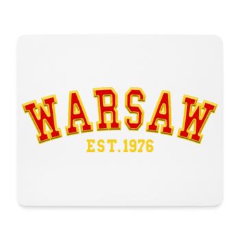 Warschau gegründet 1976 - Mousepad (Querformat) - Weiß - Vorne