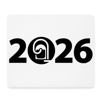 Nettoyage de printemps 2026, Nettoyage de printemps 2026 - Tapis de souris (format paysage) - blanc - Devant