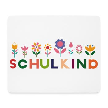 Schulkind  - Mousepad (Querformat) - Weiß - Vorne