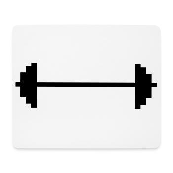2541614 14692812 gewichte - Mousepad (Querformat) - Weiß - Vorne
