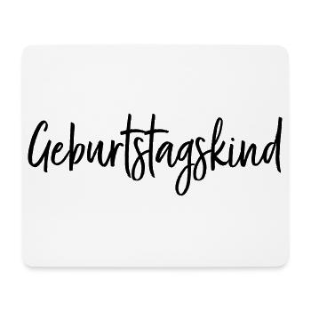 Geburtstagskind Geburtstag Geschenk - Mousepad (Querformat) - Weiß - Vorne