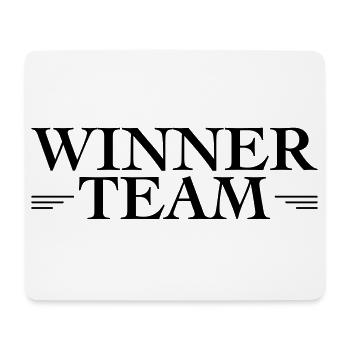 Gewinner Team - Mousepad (Querformat) - Weiß - Vorne