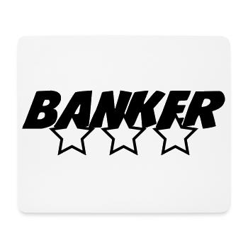 Banker - Bank - Mouse Pad (horizontal) - white - Front