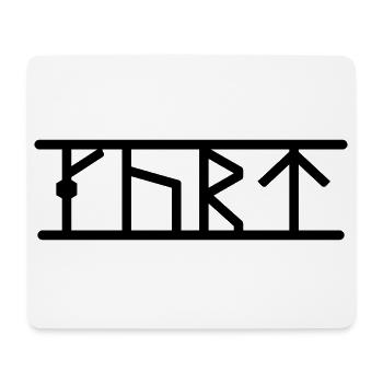 Kurt - Mousepad (Querformat) - Weiß - Vorne