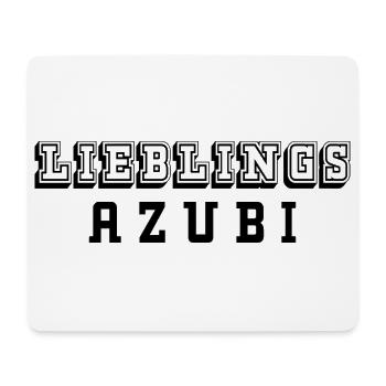 Lieblings Azubi Tshirt white - Mousepad (Querformat) - Weiß - Vorne