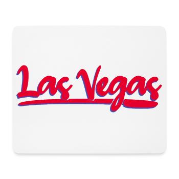 Las Vegas Neon Script - Mousepad (Querformat) - Weiß - Vorne