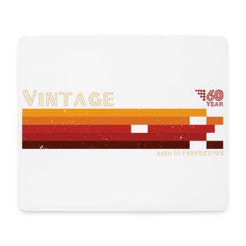 Vintage Sunset Stripes Retro - Mouse Pad (horizontal) - white - Front