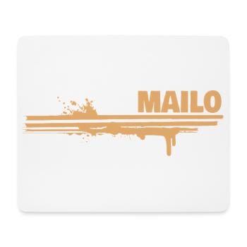 Farbklecks Mailo - Mousepad (Querformat) - Weiß - Vorne