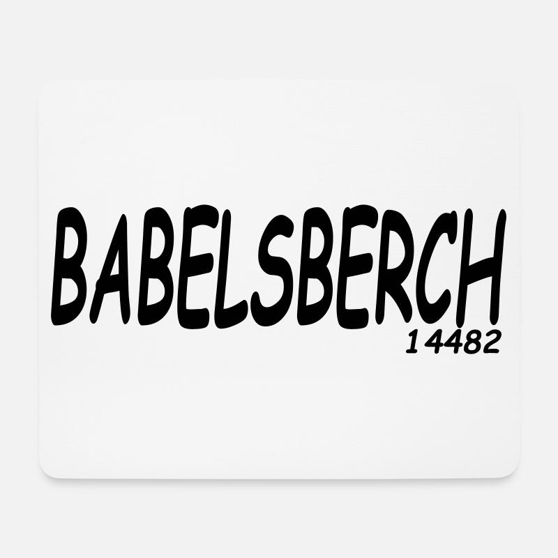 BABELSBERCH 14482 - Mousepad (Querformat) - Weiß