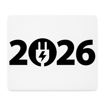 Electrician 2026, Electronics Technician 2026, Electricity 2026 - Mouse Pad (horizontal) - white - Front