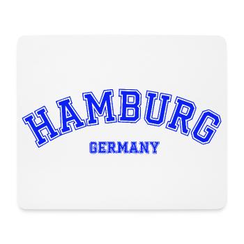 Hamburg Arch Kollegestil Shirt - Mousepad (Querformat) - Weiß - Vorne